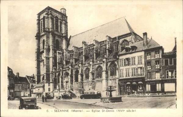 Sezanne Eglise St Denis Brunnen