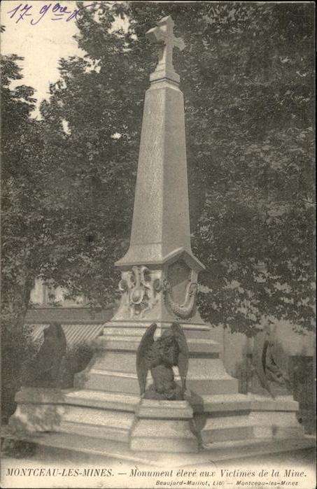 Montceau-les-Mines Monument Victimes de la Mine