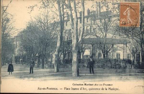 Aix-en-Provence place Jeanne D Arc