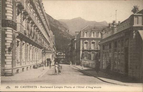 Cauterets Boulevard Latapie Flurin Hotel Angleter