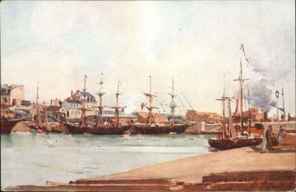 Deauville-sur-Mer Bassin Morny Schiff