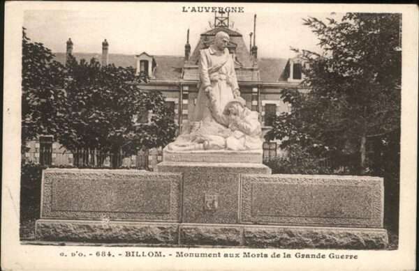 Billom Monument Morts Grande Guerre