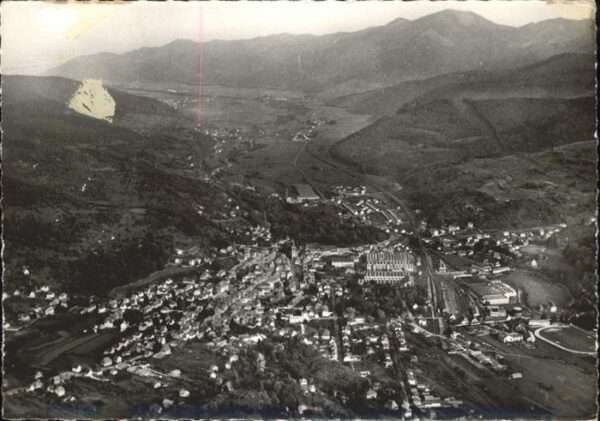 Muenster Haut Rhin Elsass Fliegeraufnahme