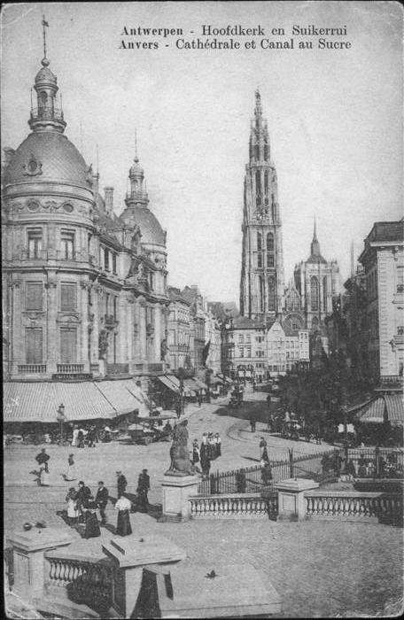 Antwerpen Anvers Hoofdkerk Suikerrui