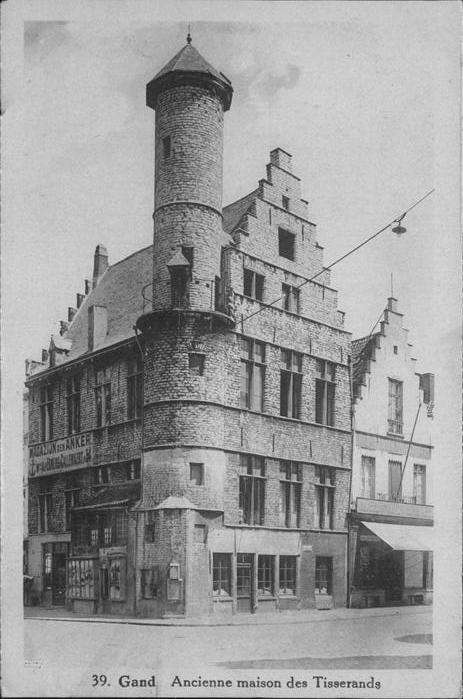 Gand Belgien Ancienne Maison Tisserands