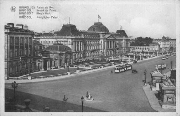 Bruxelles Bruessel Palais Roi Straßenbahn