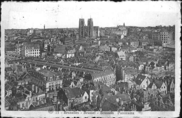Bruxelles Bruessel Panorama