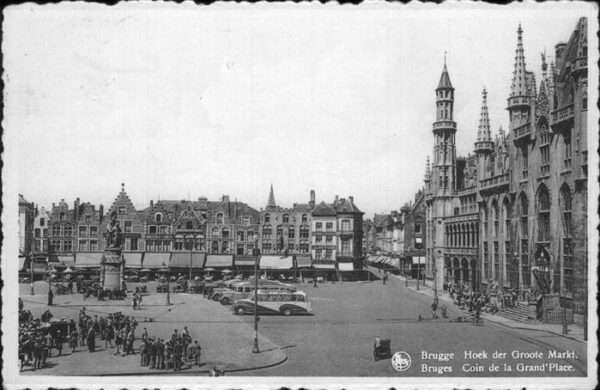 Bruges BRUGGE Belgie Coin Grand Place