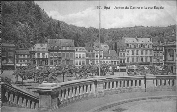 Spa Liege jardins du Casino Rue Royale