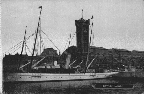 Ostende Oostende La Gare Segelboot