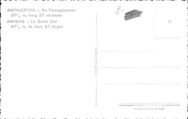 Antwerpen Anvers Torengebouwen – Bild 2