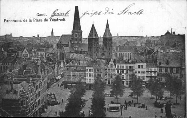 Gand Belgien Place de Vendredi
