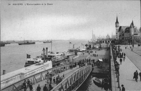 Anvers Antwerpen L'Embarcadere Steen