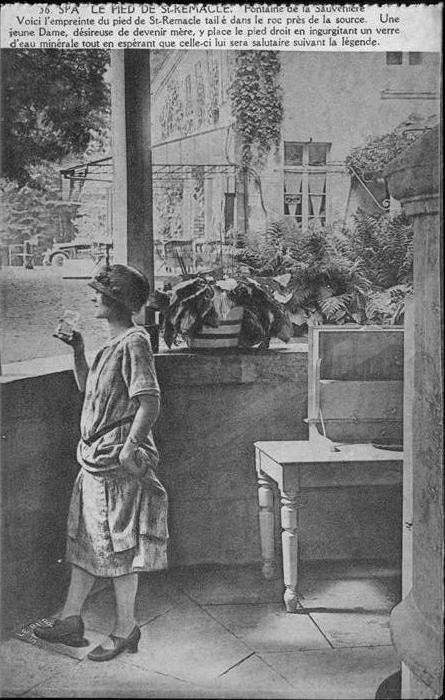 Spa Liege Pied de St. Remacle jeune Dame
