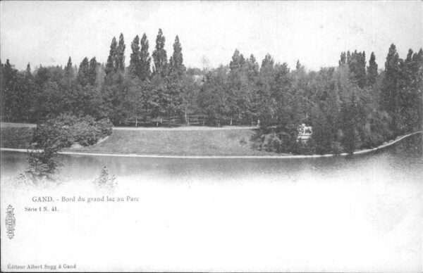 Gand Belgien Bord Grand Lac Parc