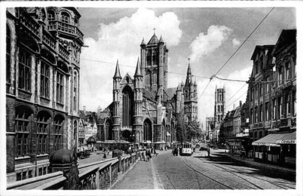 Gand Belgien Eglise St. Nicolas Beffroi