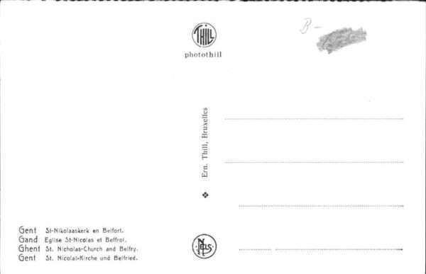 Gand Belgien Eglise St. Nicolas Beffroi – Bild 2