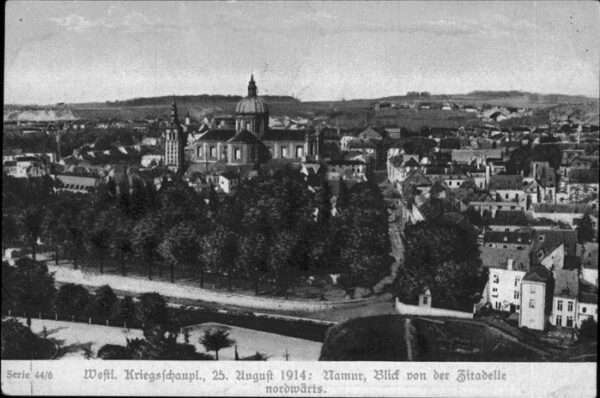 Namur Wallonie Blick von Zitadelle