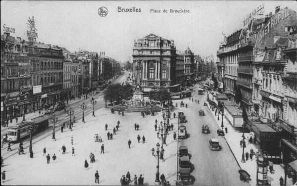 Bruxelles Bruessel Place Brouckere Straßenbahn