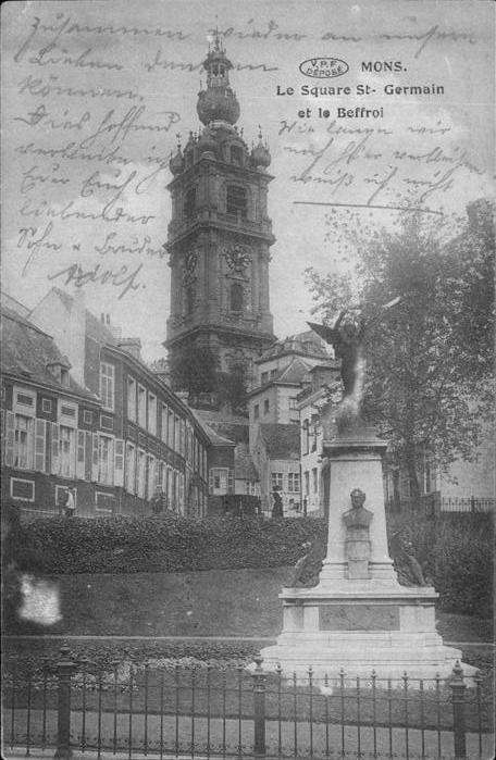 Mons Hainaut Square St. Germain Beffroi