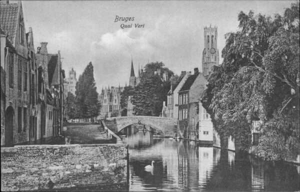 Bruges BRUGGE Belgie Quai Vert