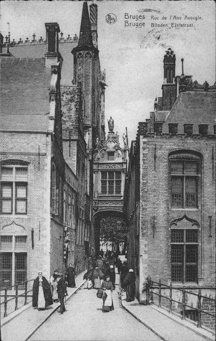 Bruges BRUGGE Belgie Rue de l'Ane Aveugle
