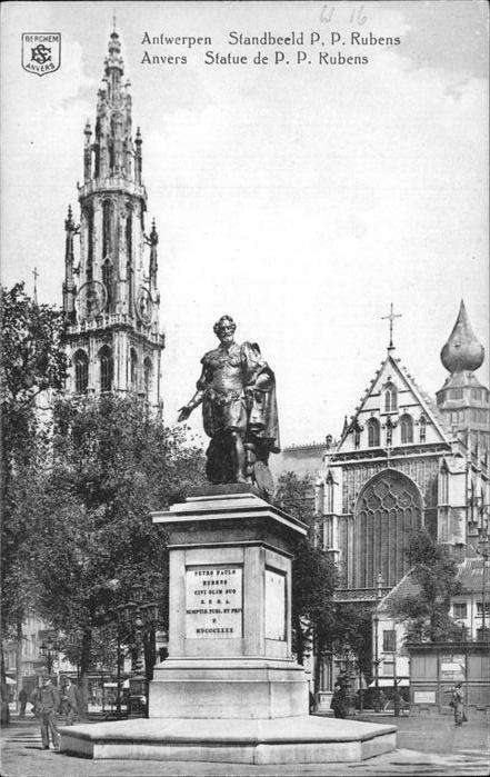 Anvers Antwerpen Statue de P.P. Rubens
