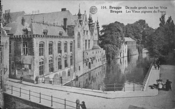 Bruges BRUGGE Belgie Vieux pignons du Franc