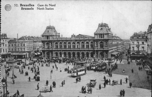 Bruxelles Bruessel Gare Nord Straßenbahn
