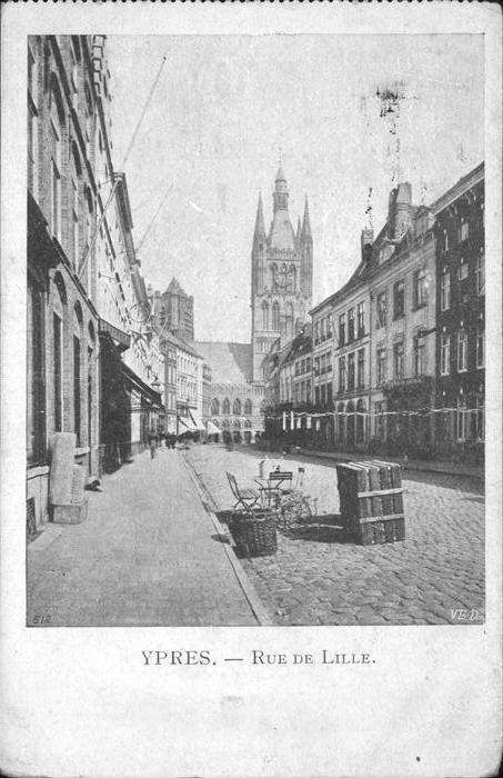 Ypern Ypres Rue de Lille