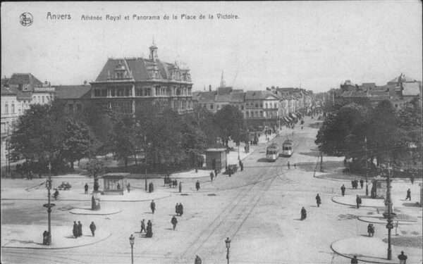 Anvers Antwerpen Atheneee Royal Place Victoire Straßenba