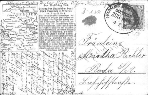 Bruxelles Bruessel Einzug deutscher Truppen – Bild 2