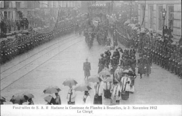 Bruxelles Bruessel Funerailles de S.A.R. Comtesse de Fland