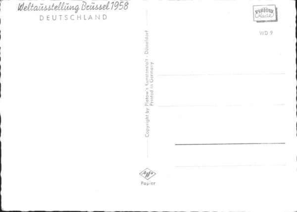 Bruxelles Bruessel Weltausstellung 1958 – Bild 2