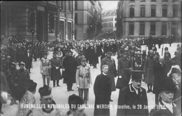 Bruxelles Bruessel Funerailles Nationales Cardinal Mercier
