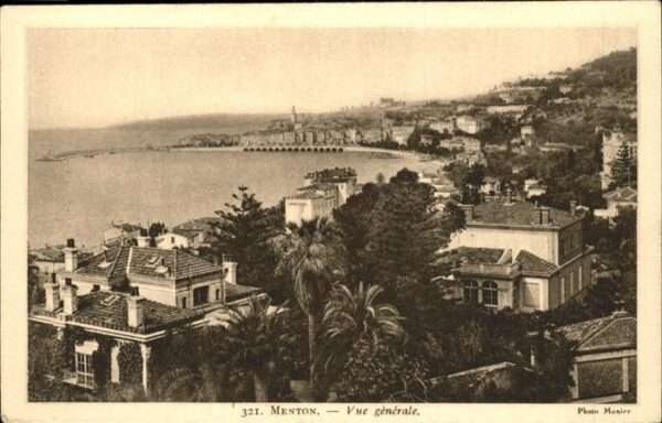 Menton Alpes Maritimes Vue generale
