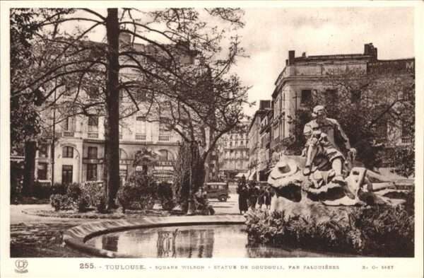 Toulouse Haute-Garonne Square Wilson Statue Goudouli