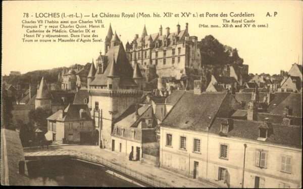 Loches Chateau Royal Porte Cordeliers
