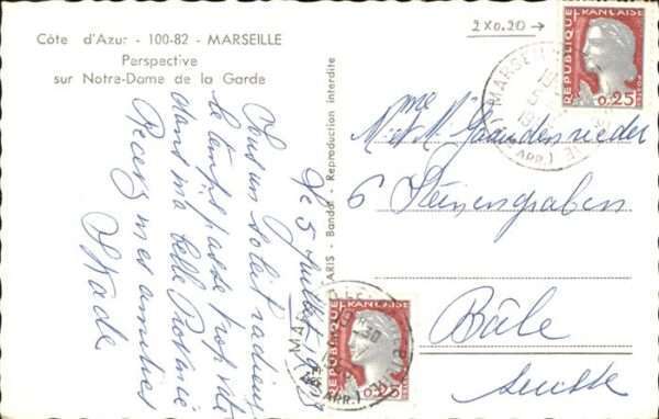 Marseille Bouches-du-Rhone Notre Dame de la Garde Port – Bild 2