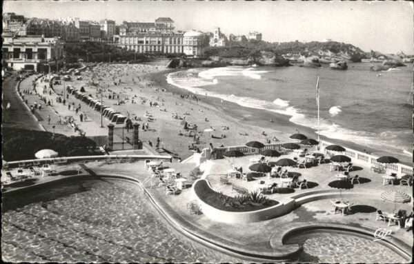 Biarritz Pyrenees Atlantiques Plage Piscine Hotel Palais