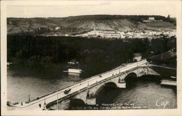 Mantes-sur-Seine Pont Ile aux Dames
