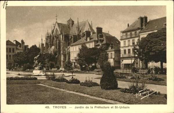 Troyes Jardin Prefecture St. Urban