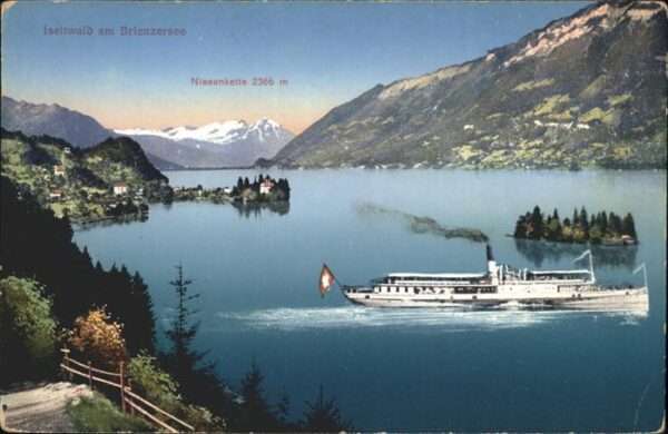 Iseltwald Brienzersee Schiff Niesenkette