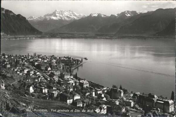 Montreux VD Dent du Midi Schiff