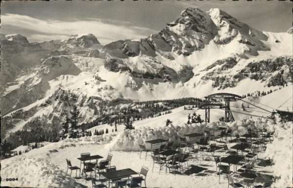 Braunwald GL Bergstation Gumen Tödi Ortstock