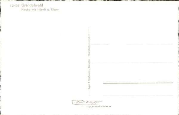 Grindelwald Kirche Hörnli Eiger – Bild 2