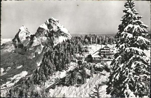 Schwyz Drahtseilbahn Bergstation