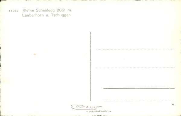 Kleine Scheidegg Interlaken Lauberhorn Tschuggen – Bild 2