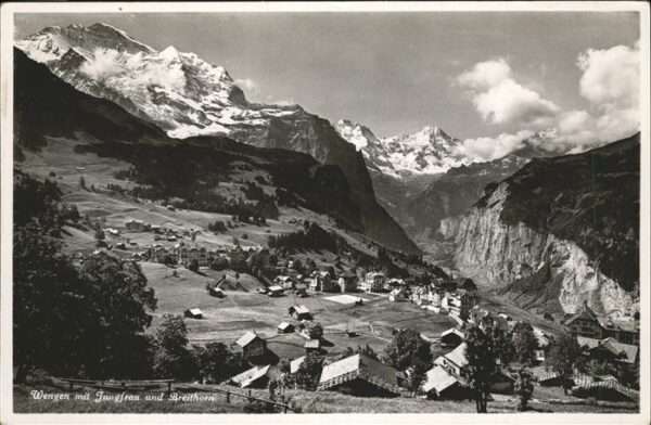 Wengen  BE Jungfrau Breithorn