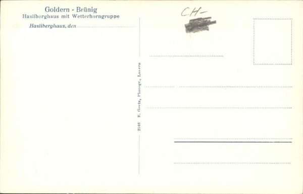 Hasliberg Goldern Hasliberghaus Wetterhorngruppe – Bild 2